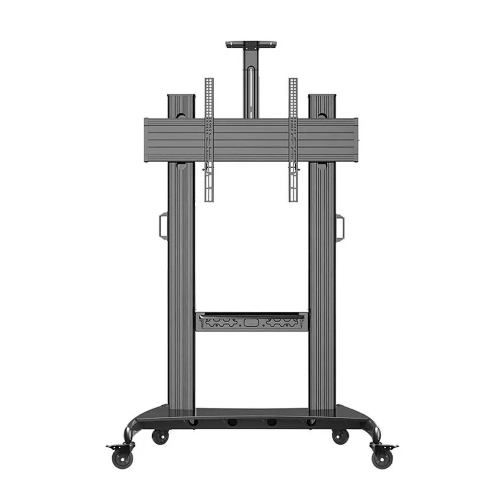 Motorized Telescopic Height-Adjustable Aluminum TV Stand